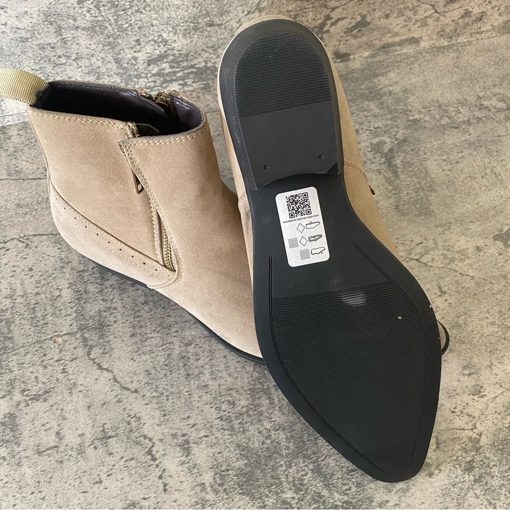 ASOS Suede Chelsea boots Sz 11 - Picture 2 of 5